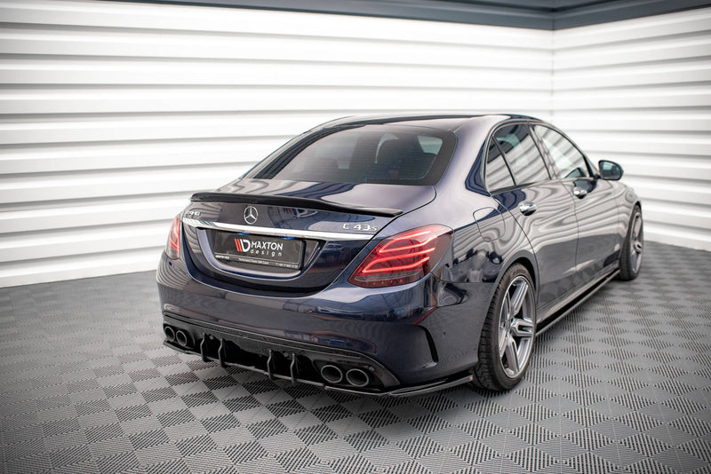 Maxton Design Heck Diffusor Seite Mercedes-AMG C 43 Sedan  W205 Facelift