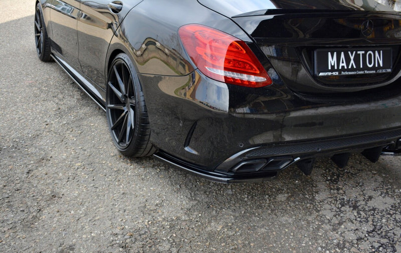 Maxton Design Heck Diffusor Seite Mercedes-AMG C 43 Sedan W205 Facelift