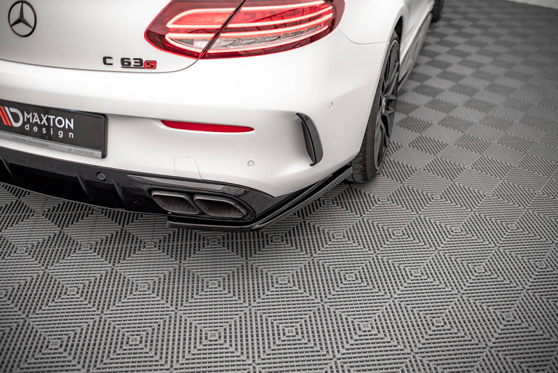 Maxton Design Heck Diffusor Seite Mercedes-AMG C 63AMG Coupe AMG Aero Pack C205 Facelift