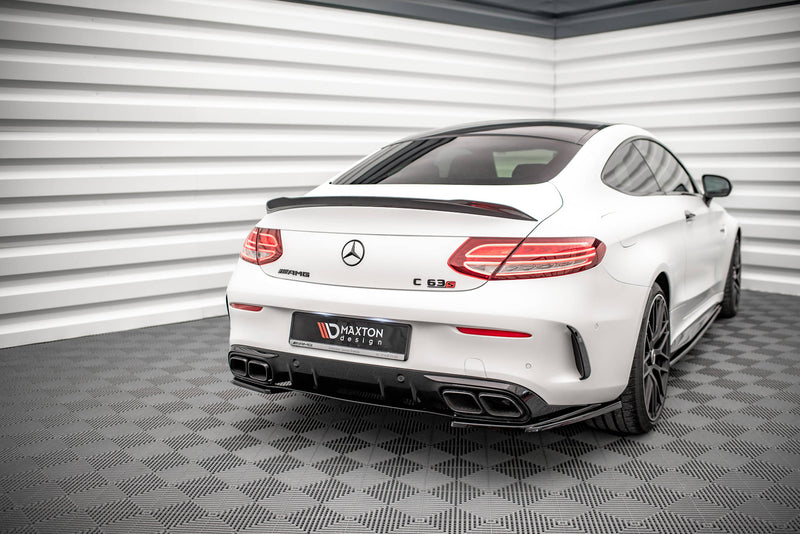Maxton Design Heck Diffusor Seite Mercedes-AMG C 63AMG Coupe AMG Aero Pack C205 Facelift