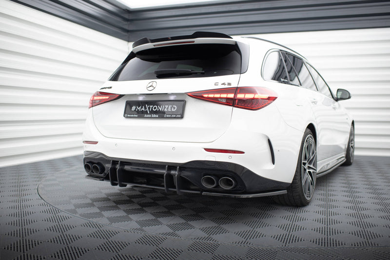 Maxton Design Heck Diffusor Seite Mercedes-Benz C AMG-Line / 43 AMG W206