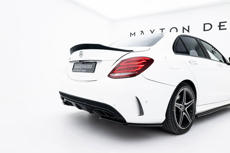 Maxton Design Rear Diffuser Side for Mercedes-Benz C AMG-Line / C43 AMG Sedan W205