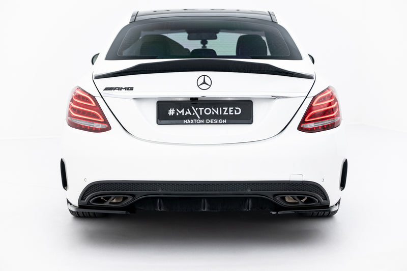 Maxton Design Rear Diffuser Side for Mercedes-Benz C AMG-Line / C43 AMG Sedan W205