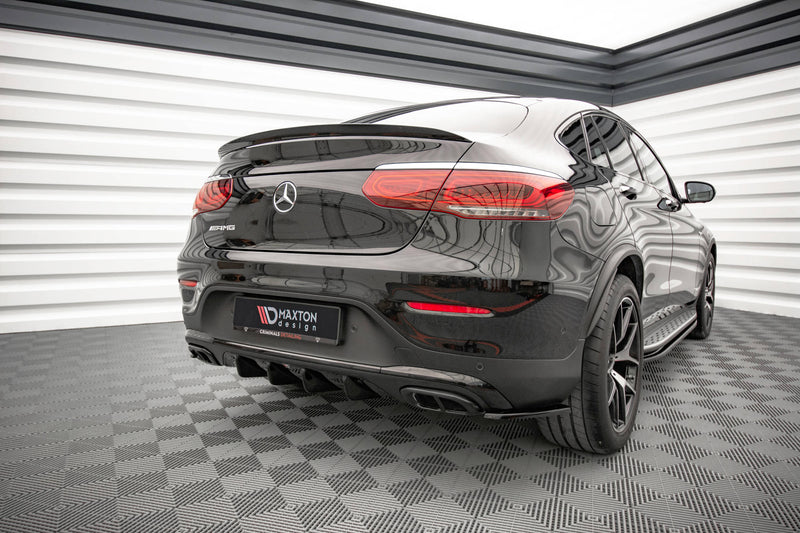 Maxton Design Heck Diffusor Seite Mercedes-Benz GLC Coupe AMG-Line C253 Facelift