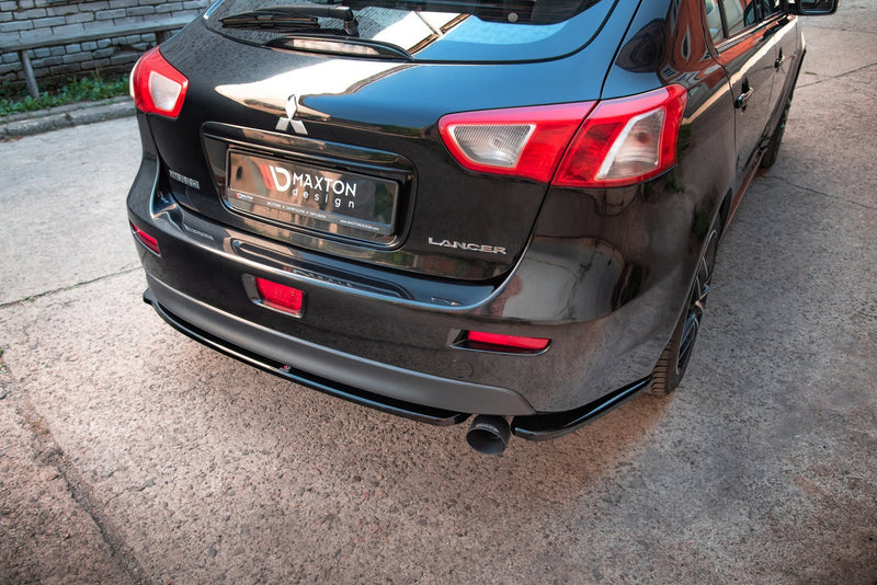 Maxton Design rear diffuser, side, Mitsubishi Lancer Sportback Mk8