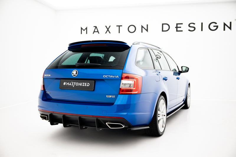Maxton Design Heck Diffusor Seite Skoda Octavia RS Mk3 / Mk3 FL Hatchback / Estate