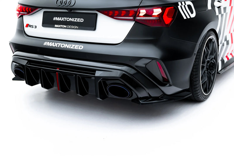 Maxton Design Rear Diffuser Sides V.1 Audi RS3 Sedan 8Y Facelift