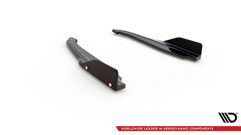 Maxton Design Heck Diffusor Seite V.1 + Flaps BMW M8  Gran Coupe F93