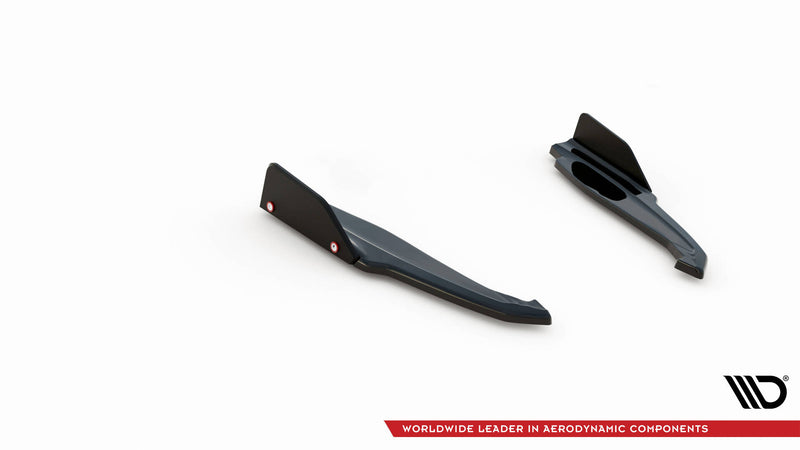 Maxton Design Heck Diffusor Seite V.1 + Flaps BMW M8  Gran Coupe F93