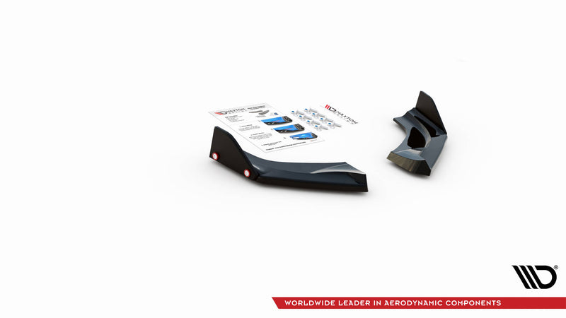 Maxton Design Heck Diffusor Seite V.1 + Flaps Hyundai I30 N Hatchback Mk3 Facelift