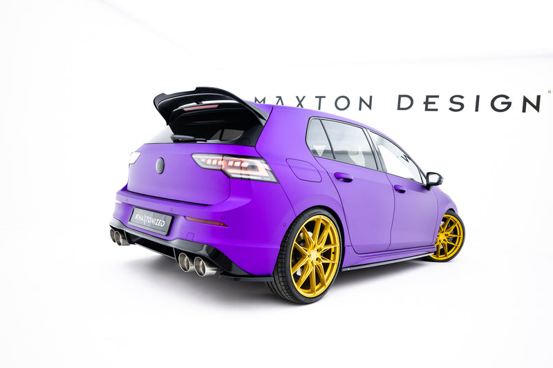 Maxton Design Rear Diffuser Side V.1 Volkswagen Golf R Mk8 Facelift