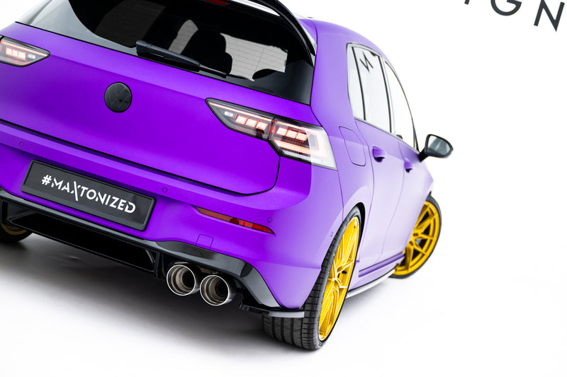 Maxton Design Rear Diffuser Side V.1 Volkswagen Golf R Mk8 Facelift