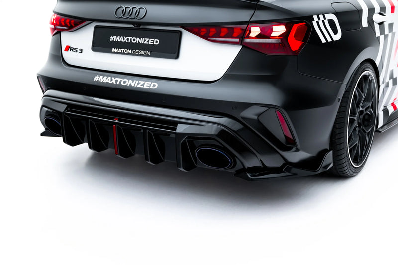 Maxton Design Rear Diffuser Side V.2 Audi RS3 Sedan 8Y Facelift