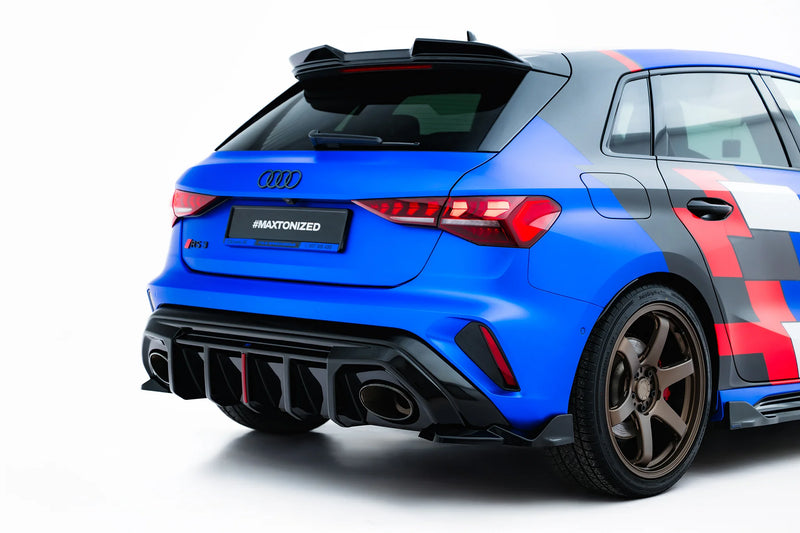 Maxton Design Rear Diffuser Side V.2 Audi RS3 Sportback 8Y Facelift