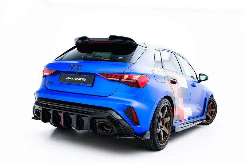 Maxton Design Rear Diffuser Side V.2 Audi RS3 Sportback 8Y Facelift