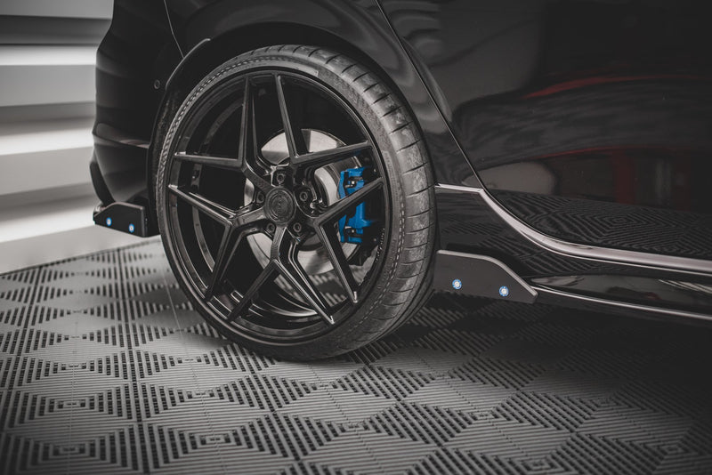 Maxton Design Heck Diffusor Seite V.2 + Flaps Volkswagen Golf R Mk8