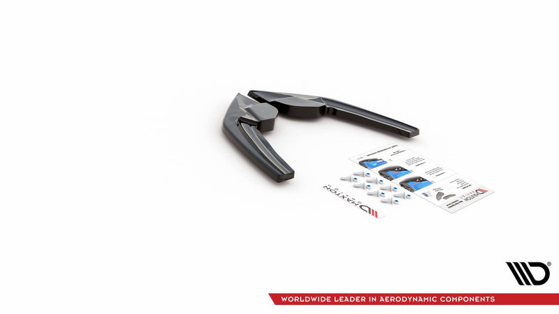 Maxton Design Heck Diffusor Seite V.2 (Für heckansatz v.1) BMW M135i F20