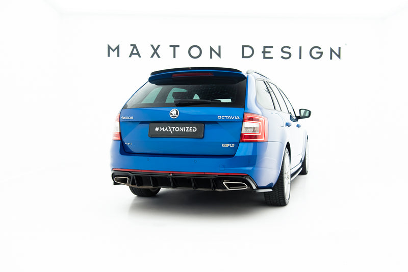 Maxton Design Heck Diffusor Seite V.2 Skoda Octavia RS Mk3/Mk3 FL Hatchback/Kombi