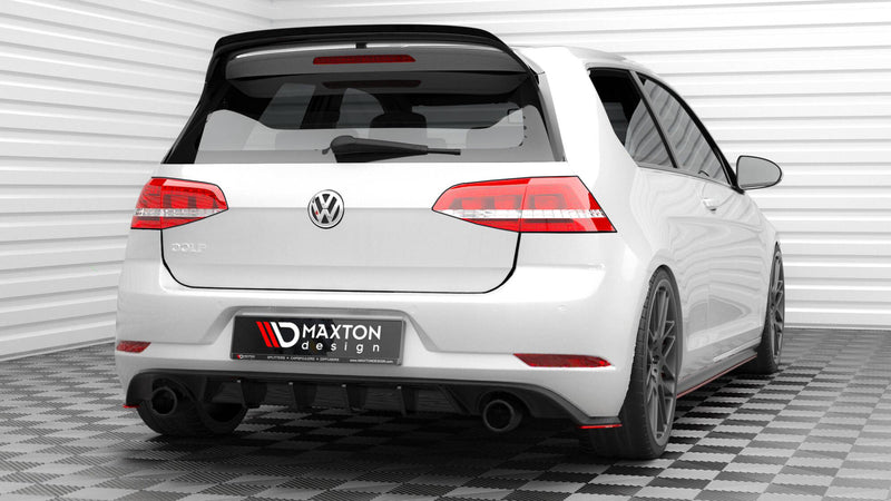 Maxton Design Rear Diffuser Side V.2 Volkswagen Golf GTI Mk7 Facelift