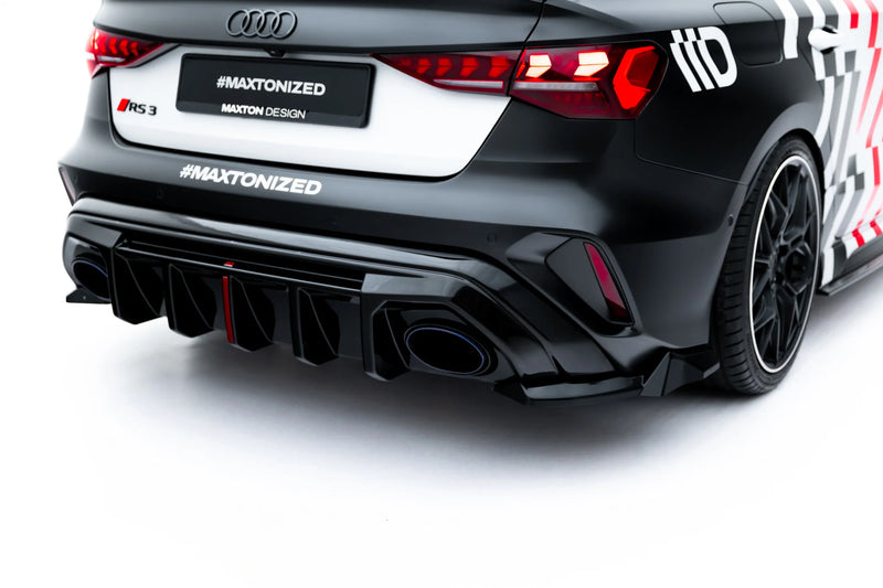 Maxton Design Rear Diffuser Side V.3 Audi RS3 Sedan 8Y Facelift