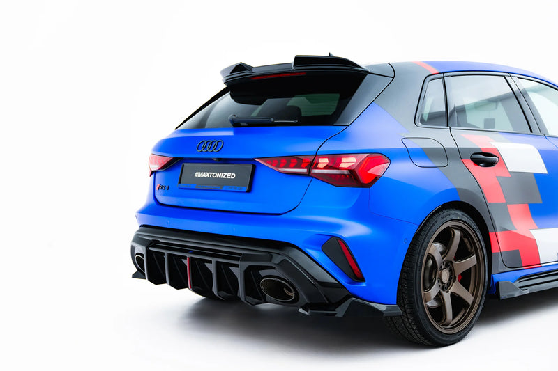 Maxton Design Rear Diffuser Side V.3 Audi RS3 Sportback 8Y Facelift