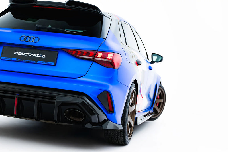 Maxton Design Rear Diffuser Side V.3 Audi RS3 Sportback 8Y Facelift
