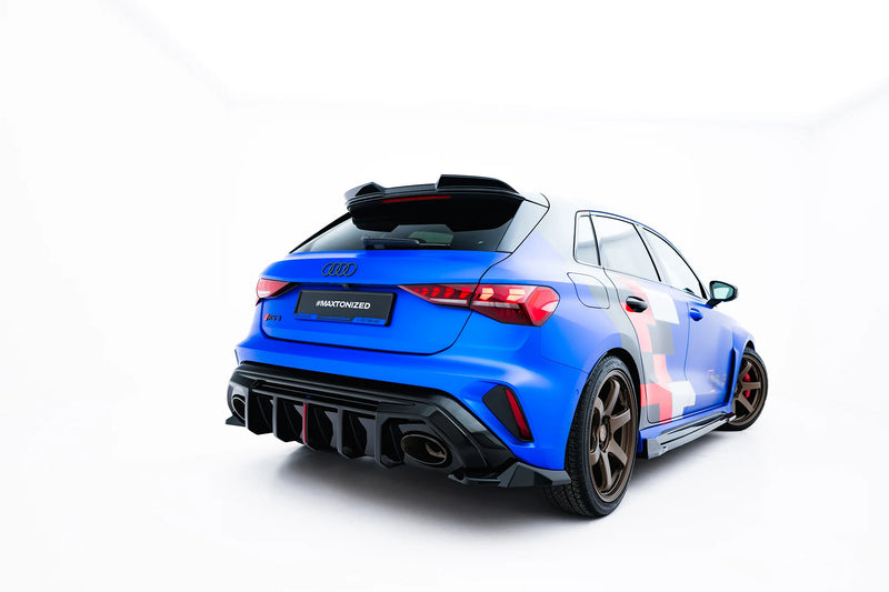 Maxton Design Rear Diffuser Side V.3 Audi RS3 Sportback 8Y Facelift
