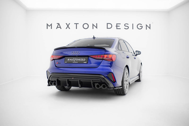 Maxton Design Heck Diffusor Seite V.3 Audi S3 Sedan 8Y Facelift