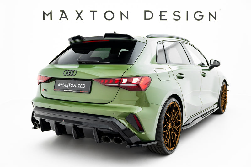 Maxton Design Heck Diffusor Seite V.3 Audi S3 Sportback Facelift