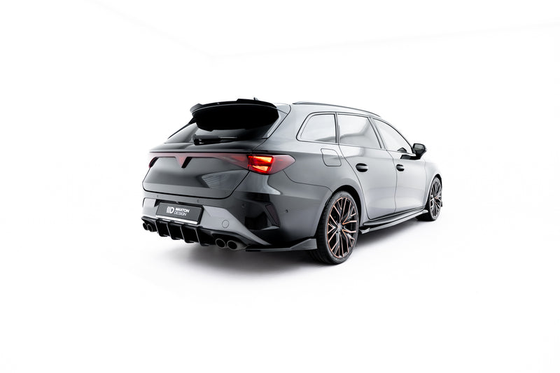 Maxton Design Rear Diffuser Side V.3 Cupra Leon ST Mk1 Facelift