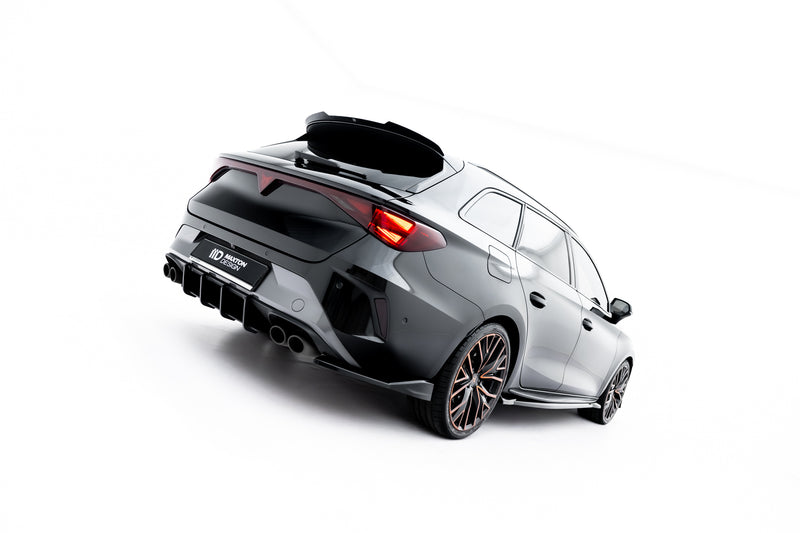 Maxton Design Rear Diffuser Side V.3 Cupra Leon ST Mk1 Facelift