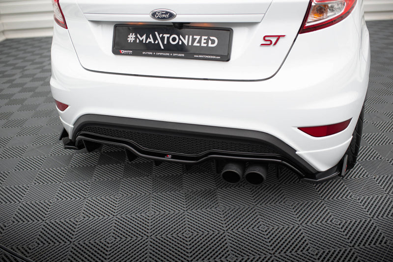 Maxton Design Heck Diffusor Seite V.3 + Flaps Ford Fiesta ST Mk7 Facelift