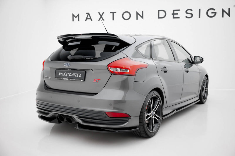 Maxton Design Rear Diffuser Side V.3 Ford Focus ST Mk3 Facelift