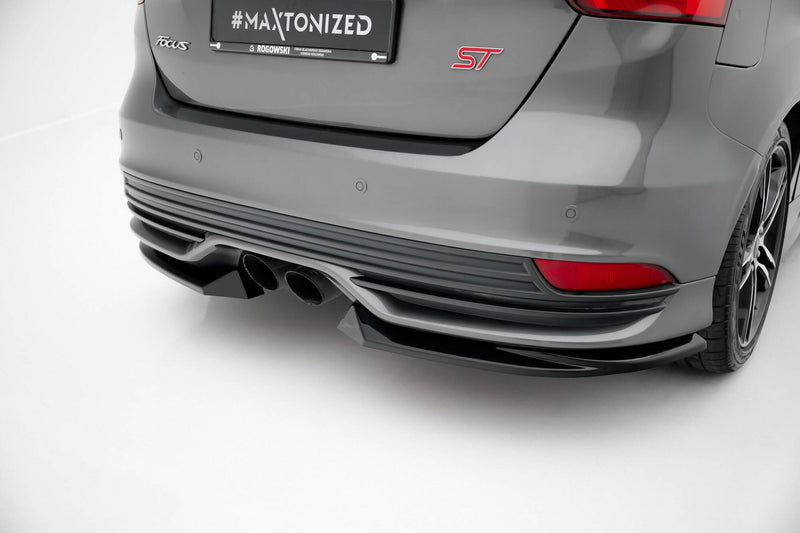 Maxton Design Rear Diffuser Side V.3 Ford Focus ST Mk3 Facelift