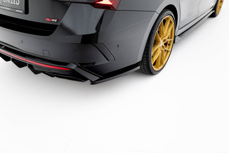 Maxton Design Rear Diffuser Side V.3 Skoda Octavia RS Liftback / Combi Mk4 Facelift
