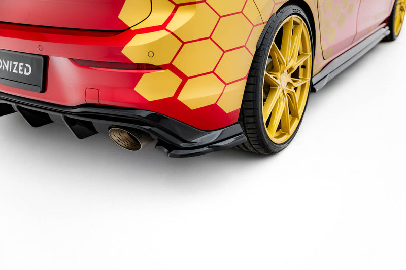 Maxton Design Heck Diffusor Seite V.3 Volkswagen Golf GTI Clubsport Mk8 Facelift