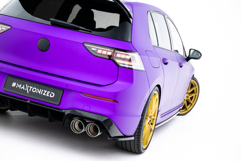 Maxton Design Rear Diffuser Side V.3 Volkswagen Golf R Mk8 Facelift