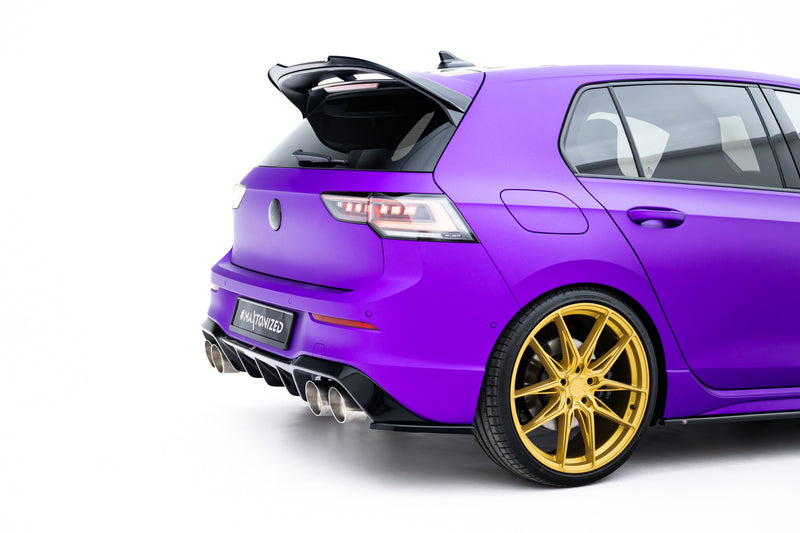 Maxton Design Rear Diffuser Side V.3 Volkswagen Golf R Mk8 Facelift
