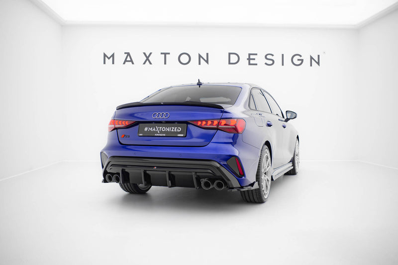 Maxton Design Heck Diffusor Seite V.4 Audi S3 Sedan 8Y Facelift