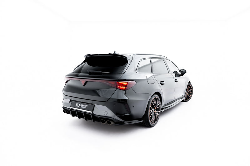 Maxton Design Rear Diffuser Side V.4 Cupra Leon ST Mk1 Facelift