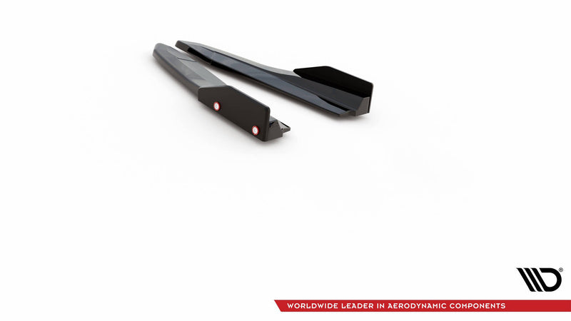 Maxton Design Rear Diffuser Side V.4 + Flaps Skoda Octavia RS Combi / Liftback Mk4 / Mk4 Facelift
