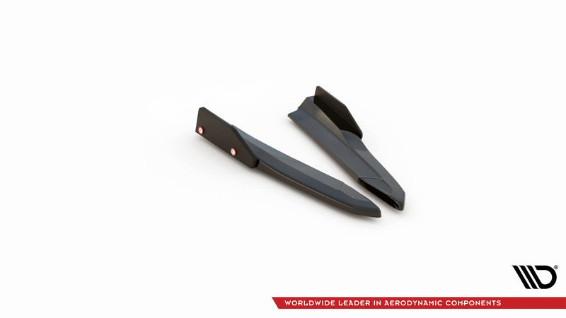 Maxton Design Rear Diffuser Side V.4 + Flaps Skoda Octavia RS Combi / Liftback Mk4 / Mk4 Facelift