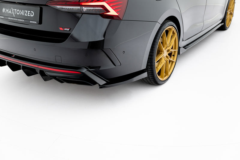 Maxton Design Rear Diffuser Side V.4 Skoda Octavia RS Liftback / Combi Mk4 Facelift
