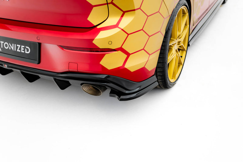 Maxton Design Heck Diffusor Seite V.4 Volkswagen Golf GTI Clubsport Mk8 Facelift