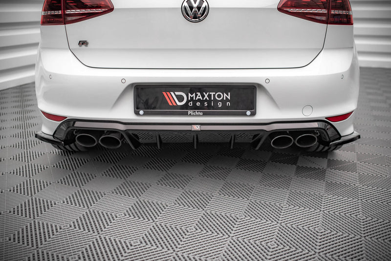 Maxton Design Heck Diffusor Seite V.4 Volkswagen Golf R Mk7