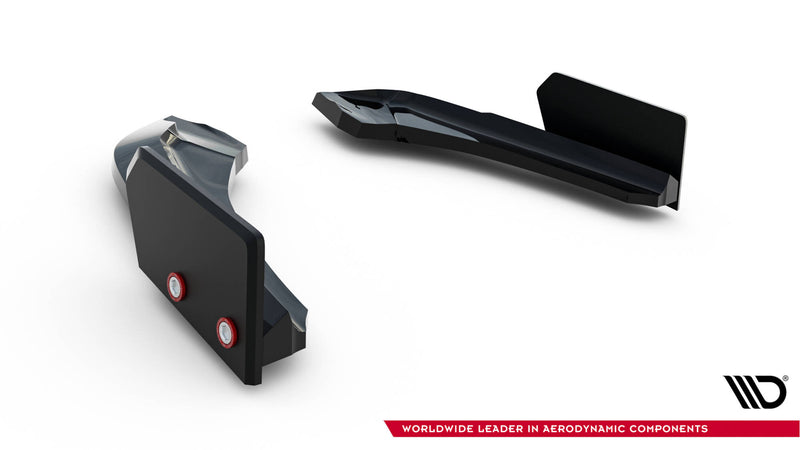 Maxton Design Heck Diffusor Seite V.5 + Flaps (Für heckansatz V.3) BMW 1 M-Pack / M140i F20 Facelift