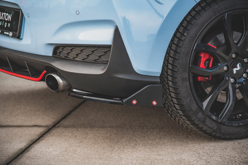 Maxton Design Heck Diffusor Seite V.6 + Flaps Hyundai I30 N Mk3 Hatchback