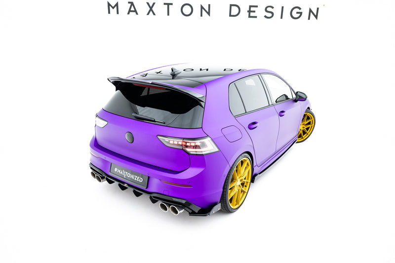 Maxton Design Heck Diffusor Seite V.6 + Flaps Volkswagen Golf R Mk8 Facelift