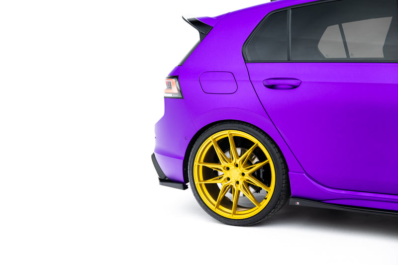 Maxton Design Rear Diffuser Side V.6 Volkswagen Golf R Mk8 Facelift