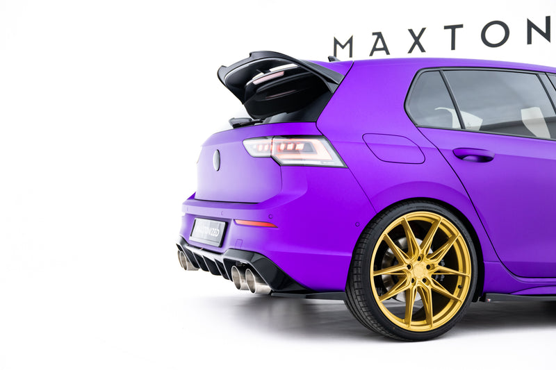 Maxton Design Rear Diffuser Side V.6 Volkswagen Golf R Mk8 Facelift